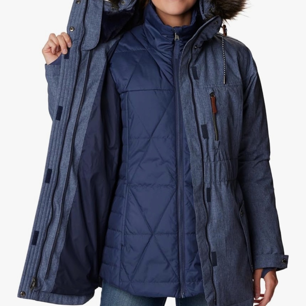 Columbia Peyton Pass Interchange Jacket Dark Noct… - image 4